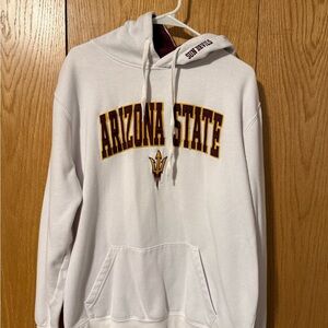 Arizona State White Hoodie Size Large
